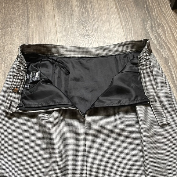 💕BOGO💕Vintage Houndstooth pencil skirt by Le Suit Petite - Picture 6 of 9